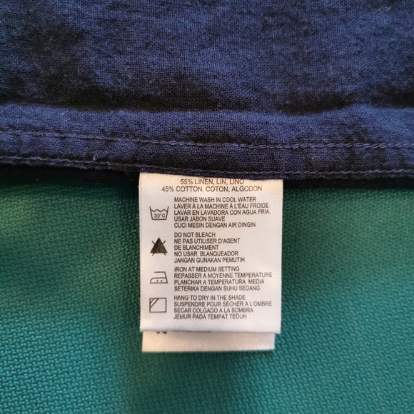 REPORT COLLECTION Men's elegant linen cotton shirt - Picture 11 of 12